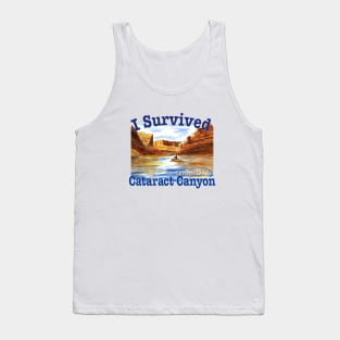 I Survived Cataract Canyon, Utah Tank Top